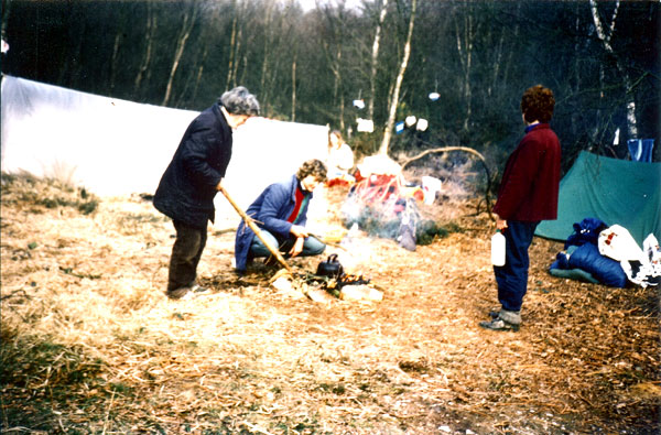 Ulla Moltved: Greenham Common 1984.