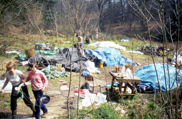 Ulla Moltved: Greenham Common Easter 1984.
