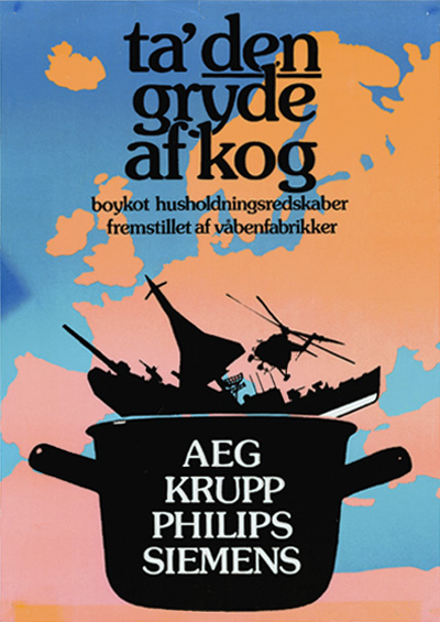 Kvinder for Fred p&aring; &Oslash;stfyn: Tag den gryde af kog, 1983. Ukendt kunstner.